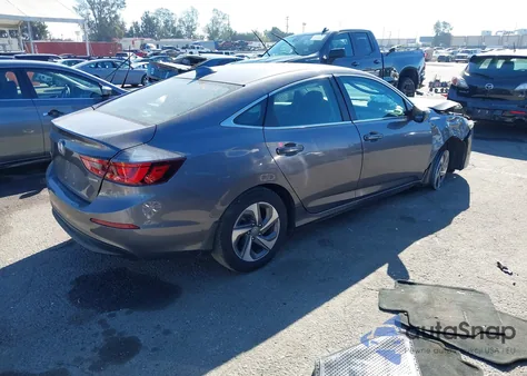 2019 Honda Insight Lx из США, поврежденный, VIN 19XZE4F15KE032288